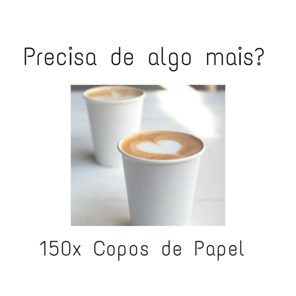 Conjunto de 150x Copos de Papel